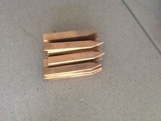 Stakes (about 15 of them)