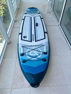 Inflatable Paddle Board with Electric Pump & Backpack
