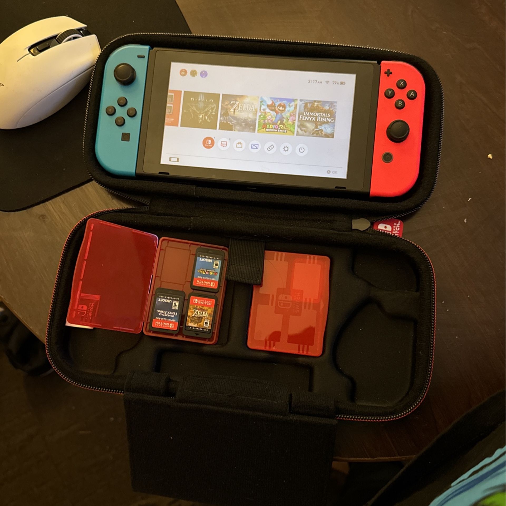 Nintendo Switch w/ Dock and 4 games FULL SET!