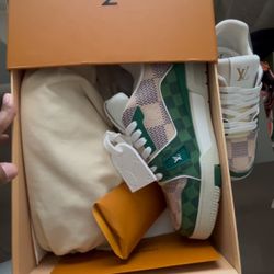 Louis Vuitton LV Trainer Sneaker – Green Damier Limited Edition
