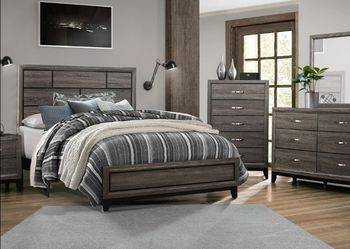 Davi gray queen bed