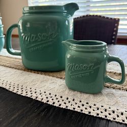 Mason Craft & More Teal Vintage Dishes