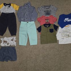 Baby Boy Clothes Size 6 Months Bundle of Shirt, Pants, etc.
