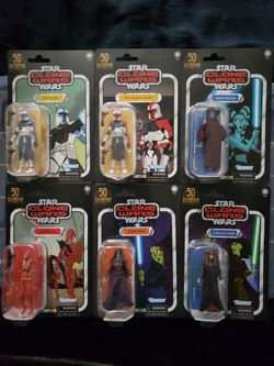 Star Wars Vintage Collection Clone Wars Figures Set Of 6