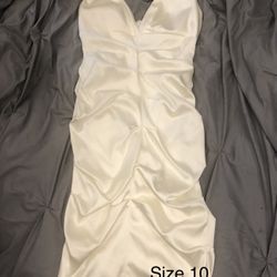 Size 10 Shiny Formal Dress
