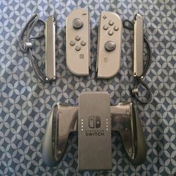 Gray Nintendo Switch Joycons