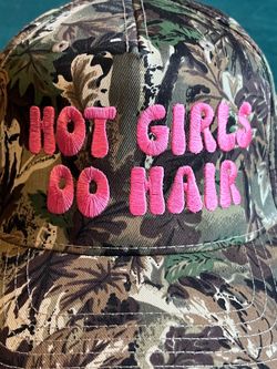 Hot Girls Do Hair Camo Hat