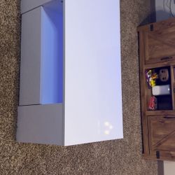 Modern High-Gloss LED Coffee Table — Brand New
