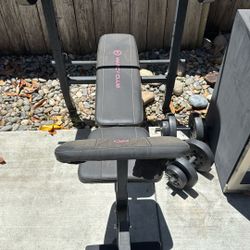 Standard weight Bench, Bench Press And Dumbbell Set 