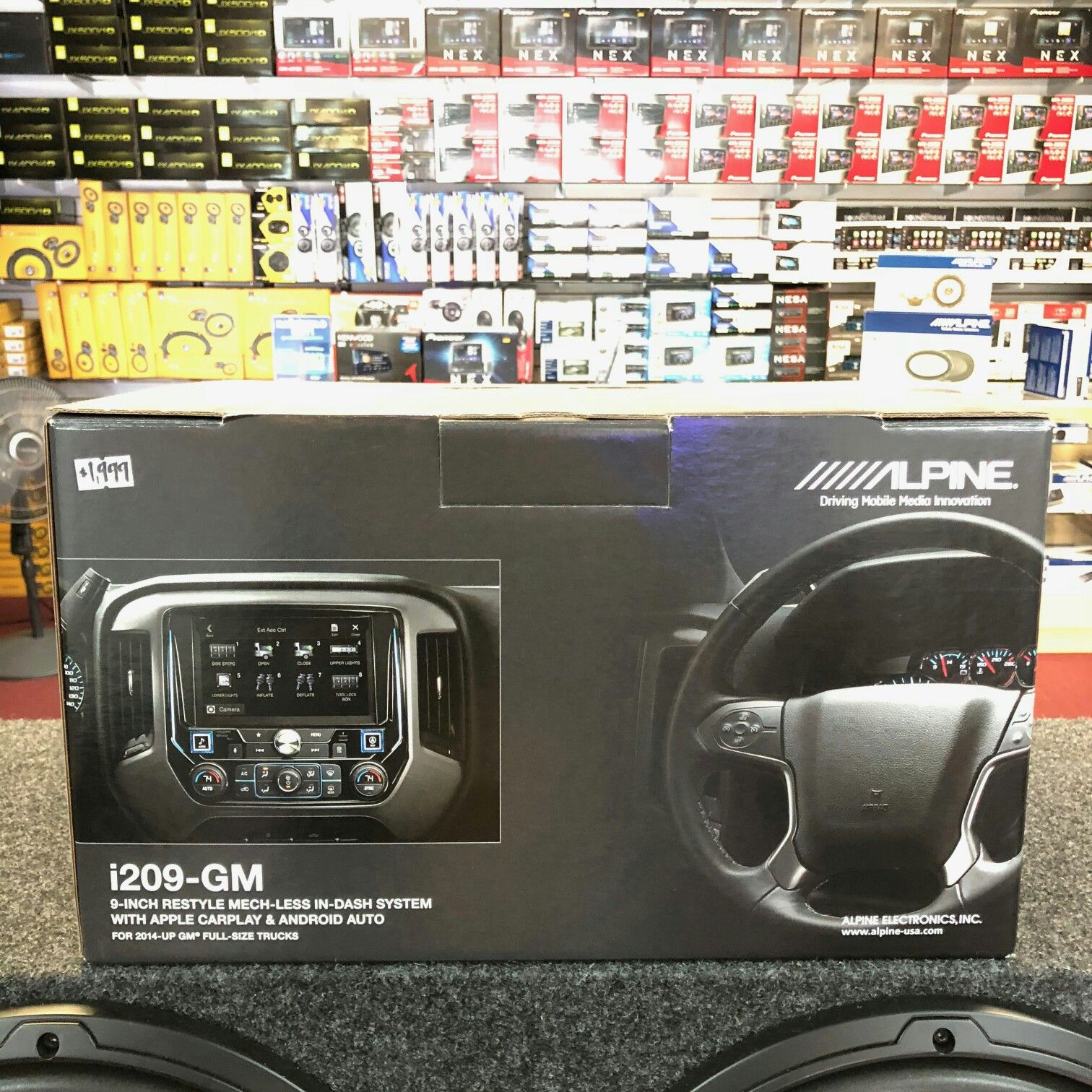 Alpine i209-gm on sale today for only 1650