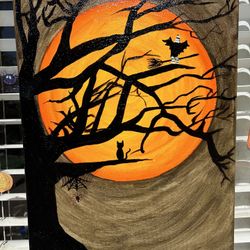 Homemade Halloween Painting ! 