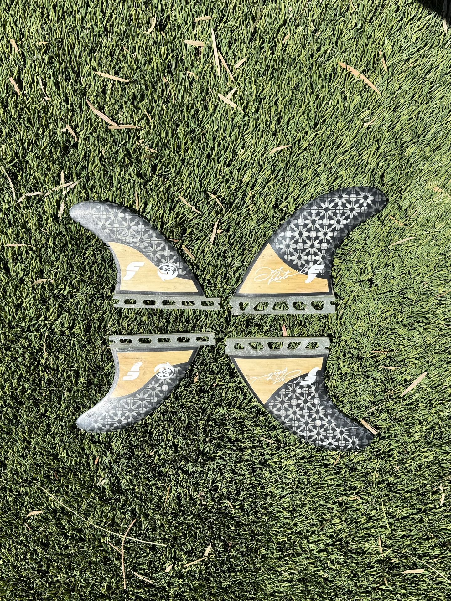 Futures Rasta Quad Surfboard Fins