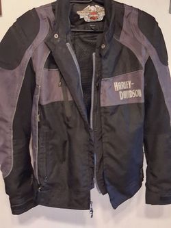Harley Davidson riding jacket.