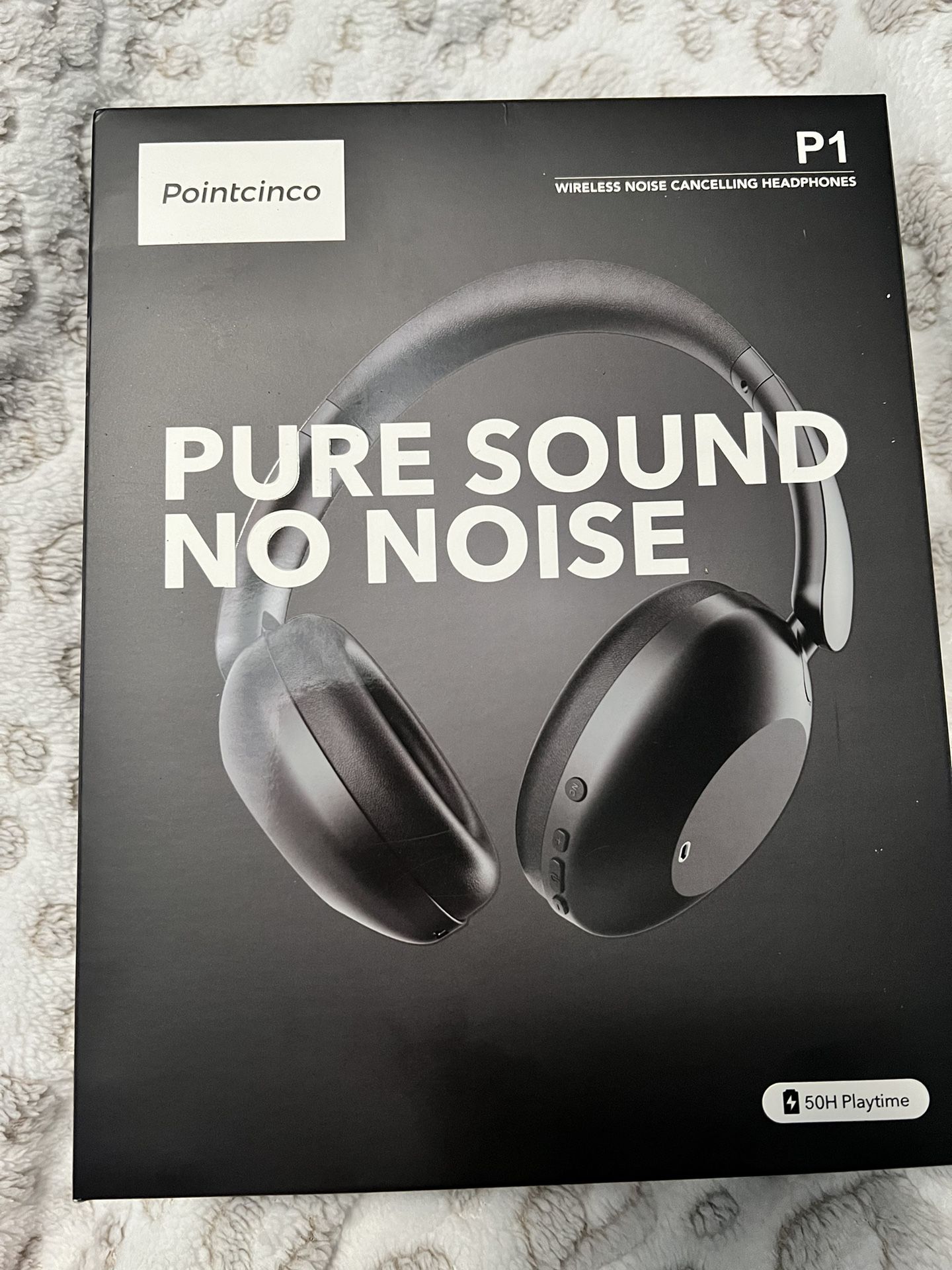 Pointcinco Wireless Noise Cancelling Headphones 