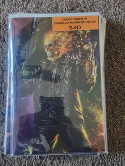 Ghost Rider #1 Parrillo Rainbow Virgin Variant
