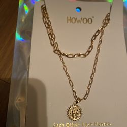 Brand new initial E necklaces