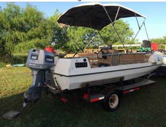 1984 Buccaneer Deck boat for Sale in Joshua, TX - OfferUp