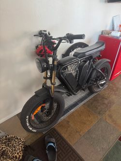 1000w 48v 44ah Full Suspension Hydraulic Brake Electric Fat Tire Bike  Comes W New Suspension And Accessories
