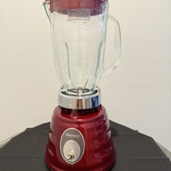 Osterizer Classic Blender Metallic Red Beehive Base