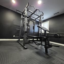 Smith Machine 2001 | Multi-Use Adj Bench | Gym Equipment | Fitness | Squat Rack | Excercise |🔴WEIGHTS AND BARBELL SOLD SEPARATELY 🔴 FREE DELIVERY 🚚