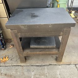 Granite Inspection Table Plate 36" x 24" x 5" With Frame CNC Machinists