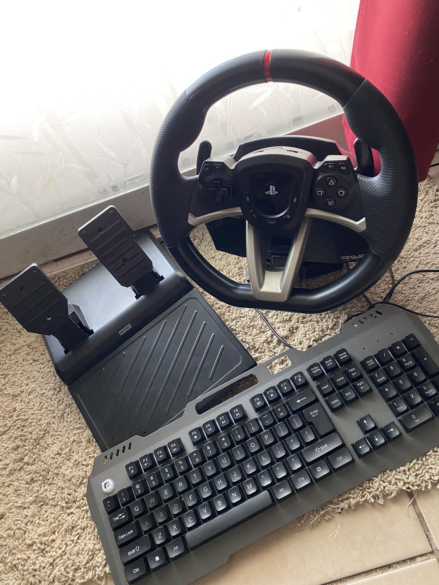 PS4/PS5/PC ; Racing Wheel, Pedal, Keyboard