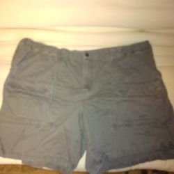 Men's 52 Waist Green Cargo Shorts