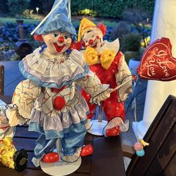 Porcelain clown online dolls for sale