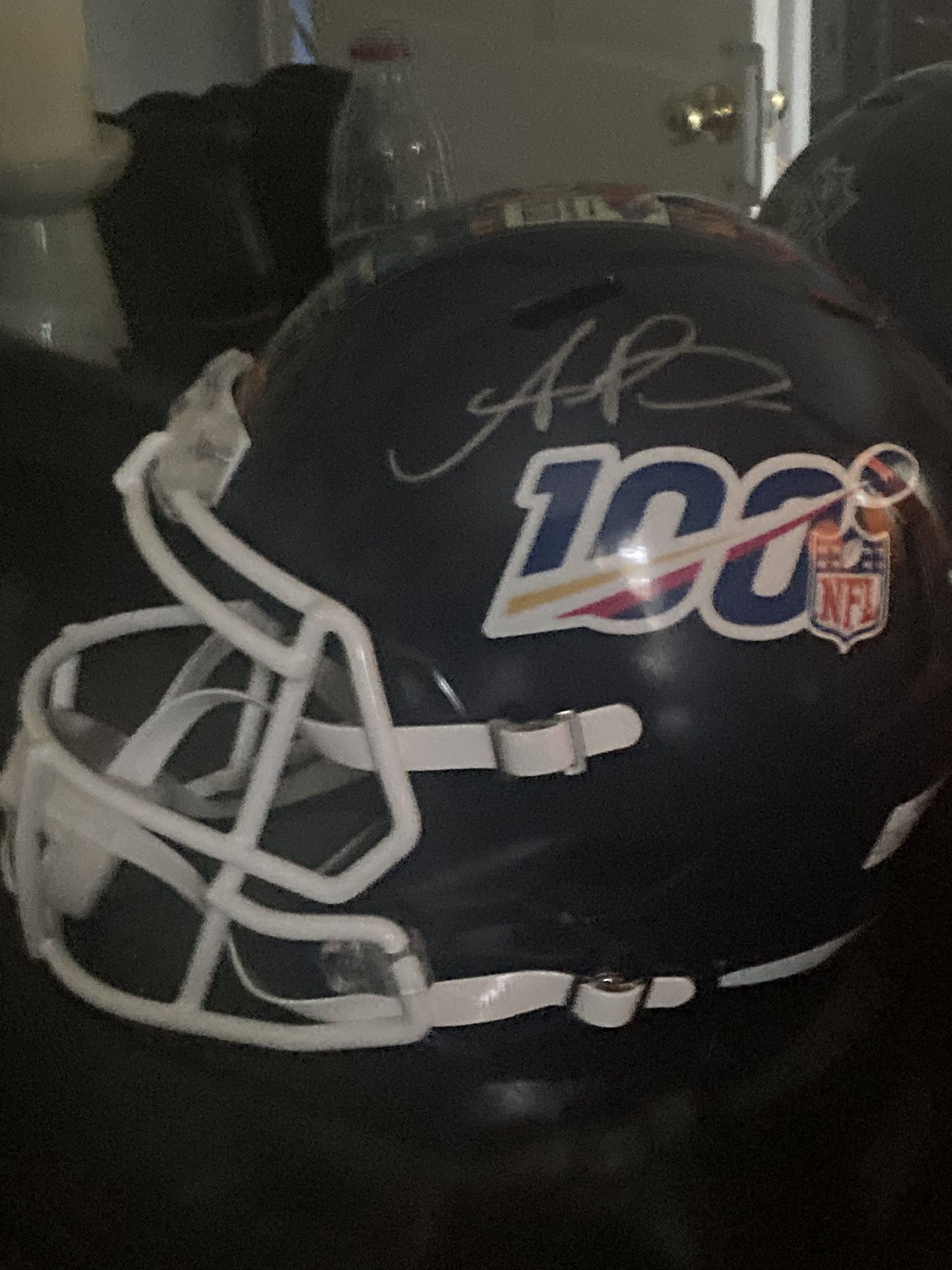 A.J. Brown Autographed 2019 NFL Draft Full Size Helmet