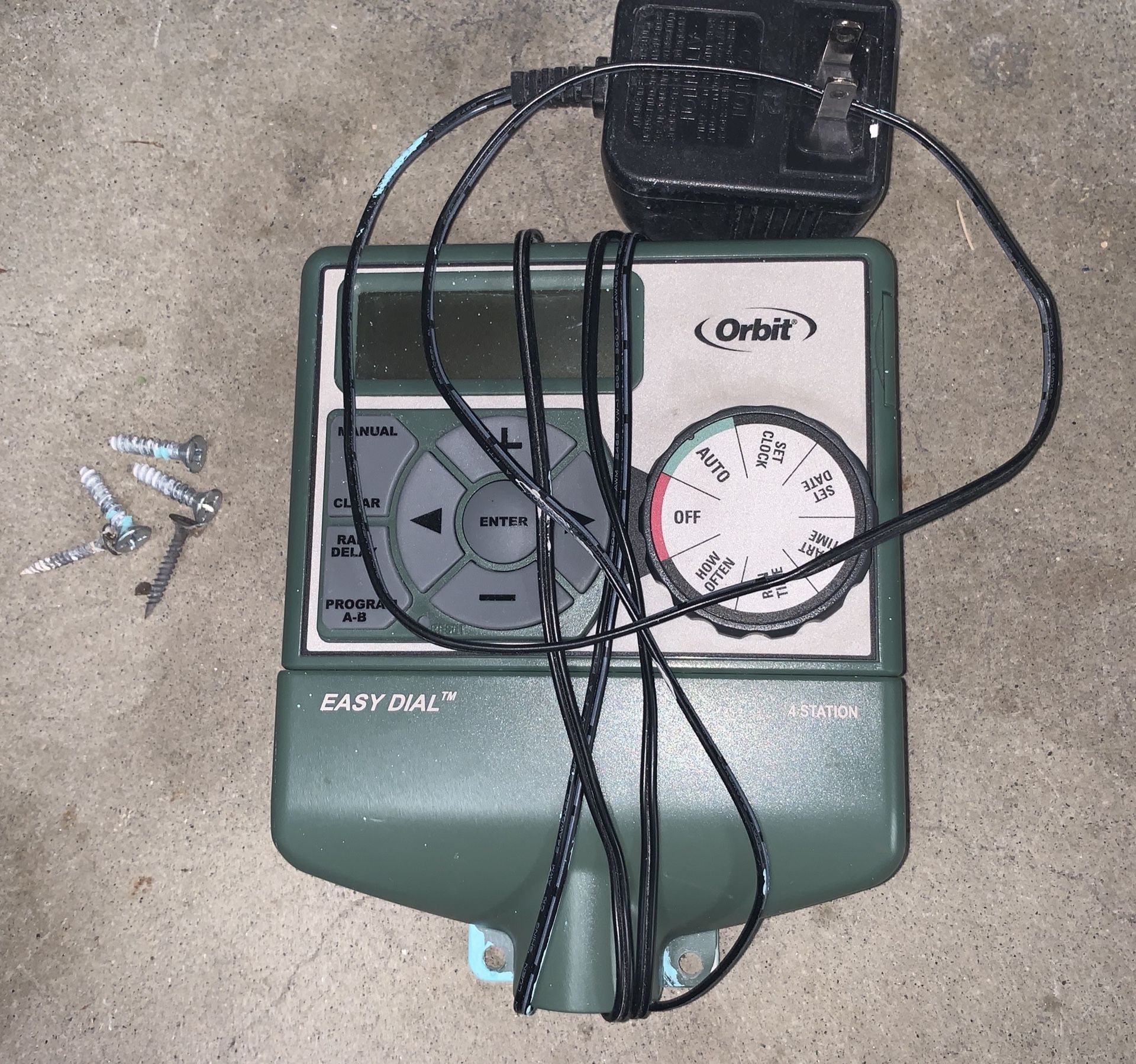 Orbit 4Station EasyDial Electrical Sprinkler Timer Model 57874 for