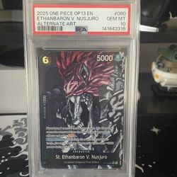 Ethanbaron V. Nusjuro #080 Carrying on His Will PSA 10