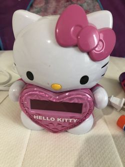 Hello kitty Projection Wall Clock