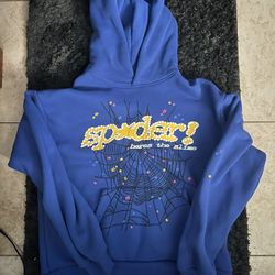 Blue Sp5der Hoodie