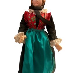 vintage plastic Russian lady doll 14” no original box from 1960