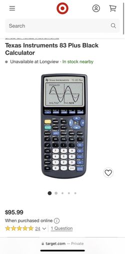 Texas Instruments Calculator TI- 83Plus