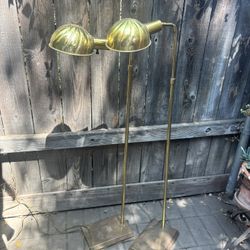 Vintage Clam Shell Lamps