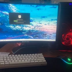 A Hole Gaming Setup