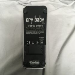 Dunlop cry baby guitar pedal