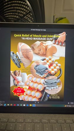 16-Head Massage Gun