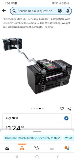 Powerblock Elite Exp Ez Curl Bar