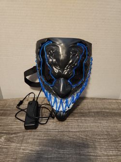 Light-Up 3-Mode Scary Mask