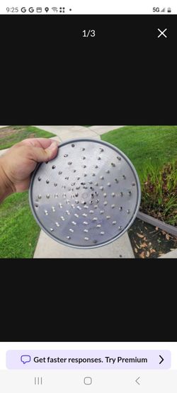 Used Hobart Pelican Cheese Shredder Grater Attachment 5/16" In Excellent Condition Won't Take Lower Offers