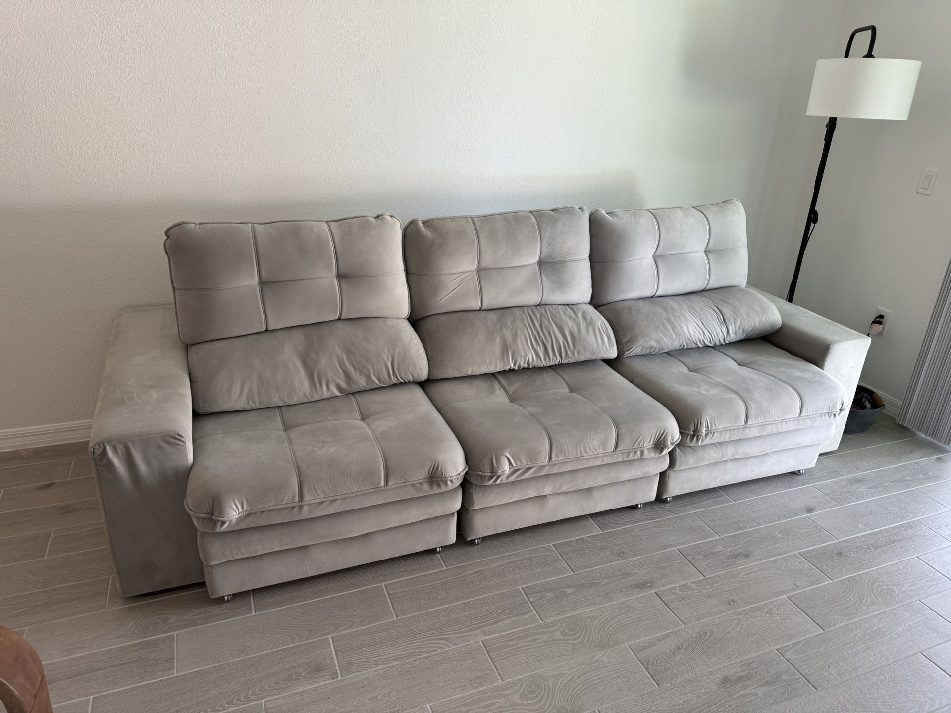 Modern Light Gray Sofa