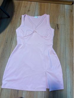 Mauve light pink dress