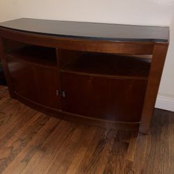Real Cherry Wood Tv Stand
