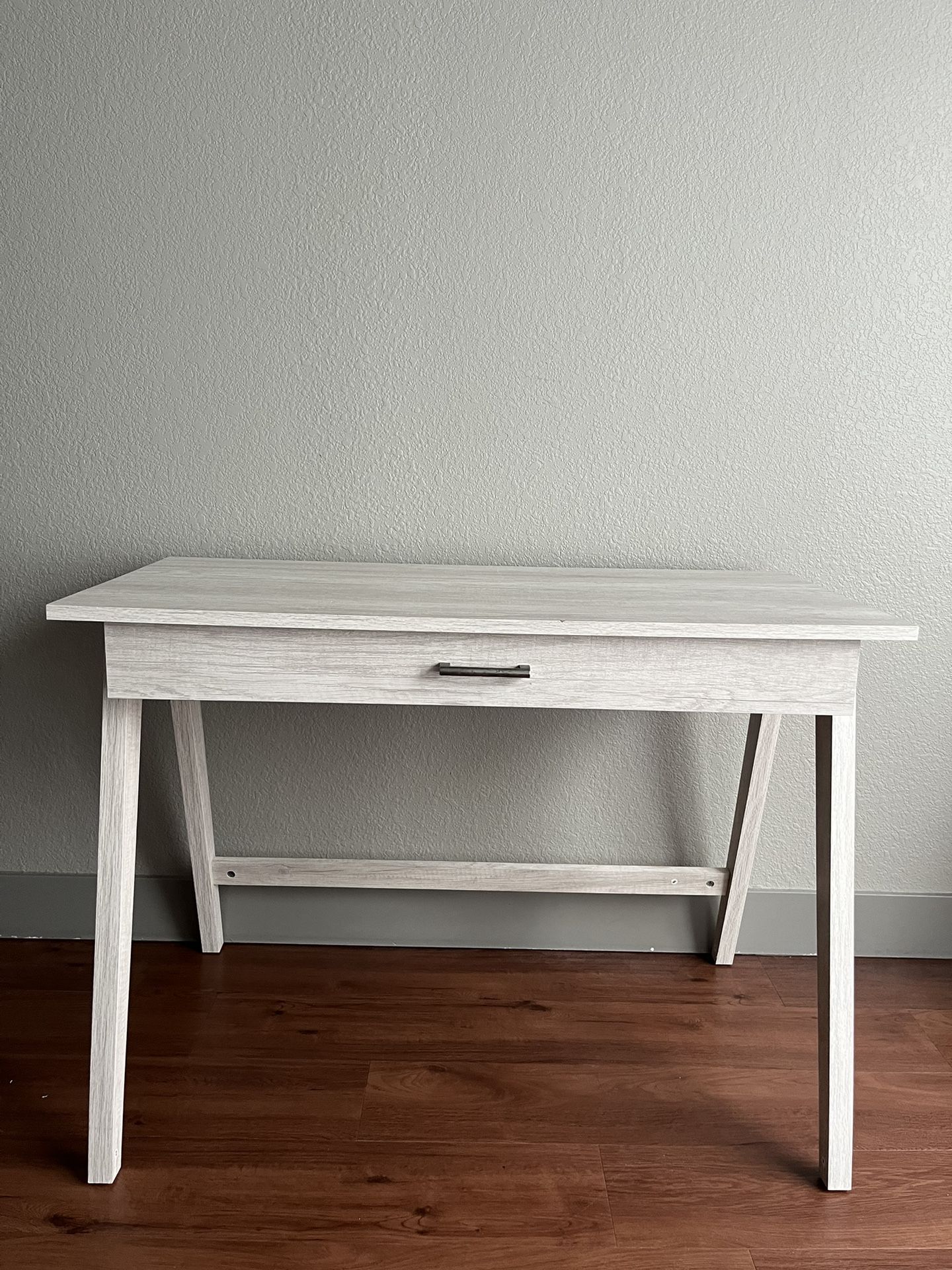 Light gray wooden desk