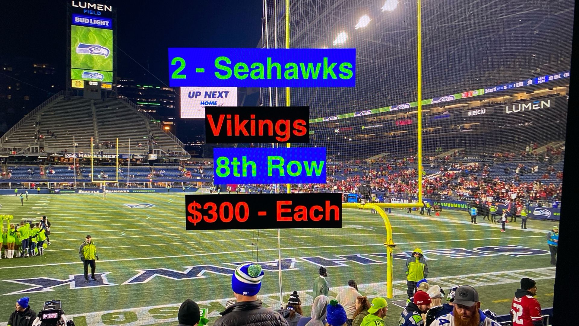 Seahawks Vikings Tickets 