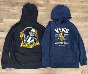 Youth XL Vans hoodies