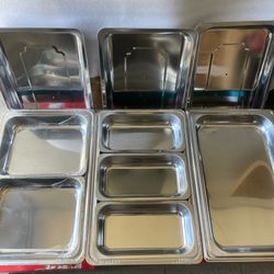 COMBO Chafing Dishes - 3 Pack 10 Quart Buffet Chafing Dishes