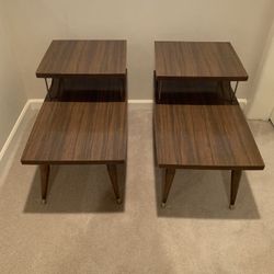 Mid Century, Two Tier End Table